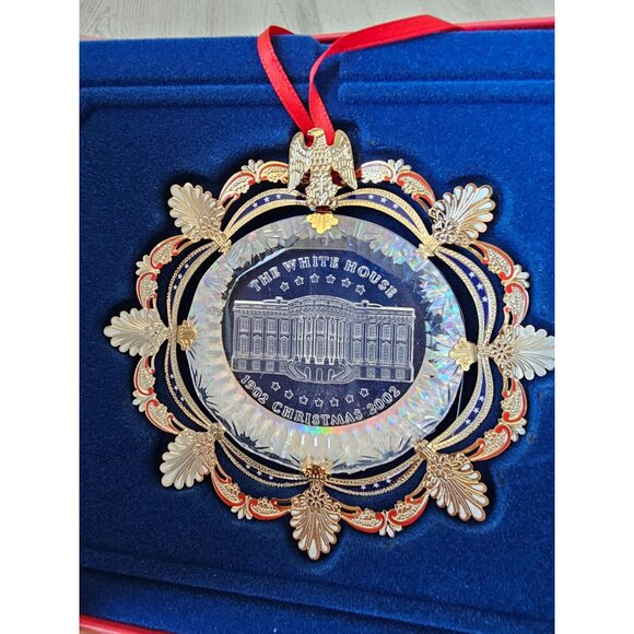 Vintage White House 2002 gold chandelier ornament new Xmas tree - Picture 2 of 9